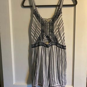 Romper with keyhole